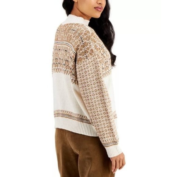 WEEKEND MAX MARA Ezor Mock Neck Sweater - Size Large - Picture 2 of 9